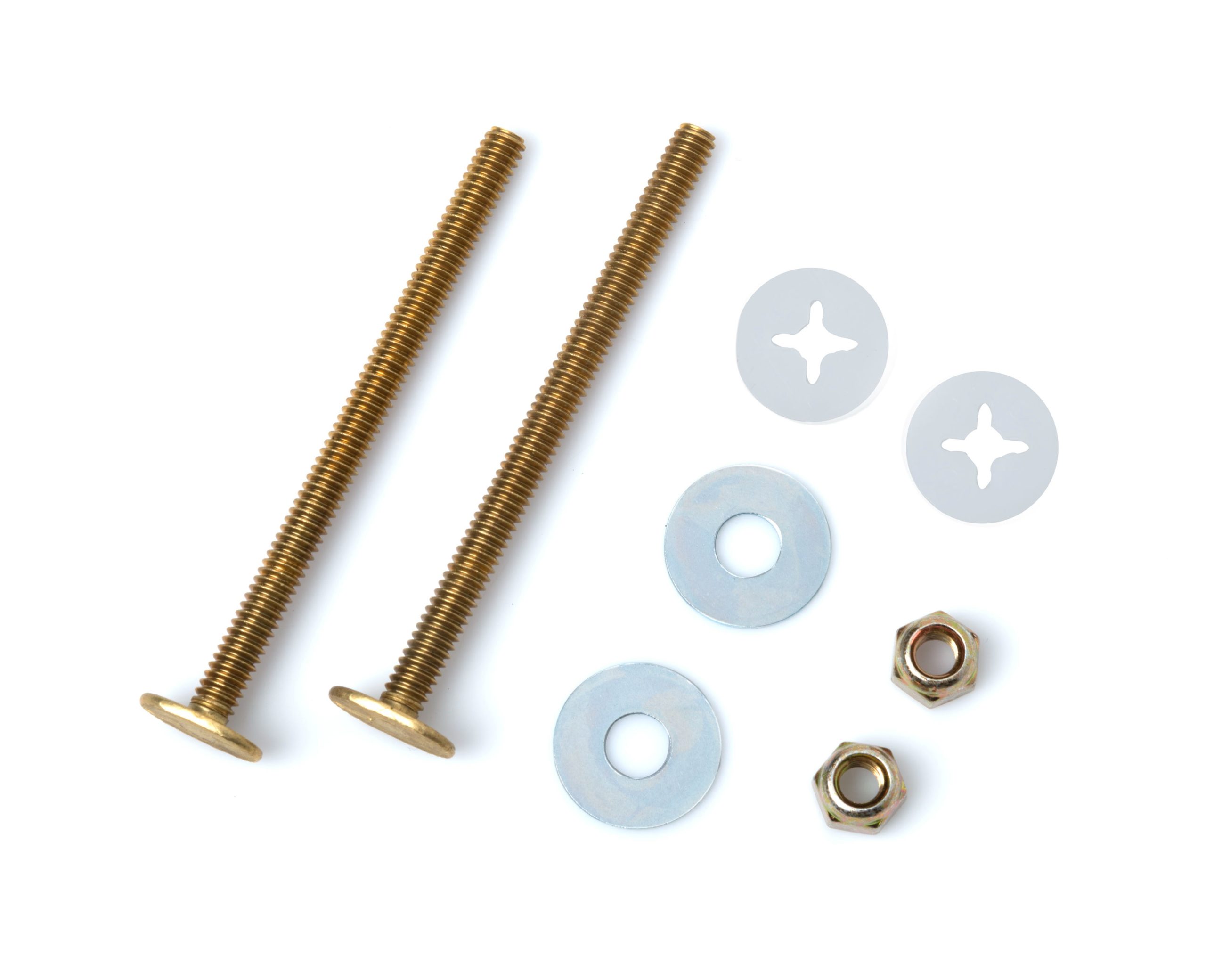 Closet Bolts – Brass – Bagged – Style 2