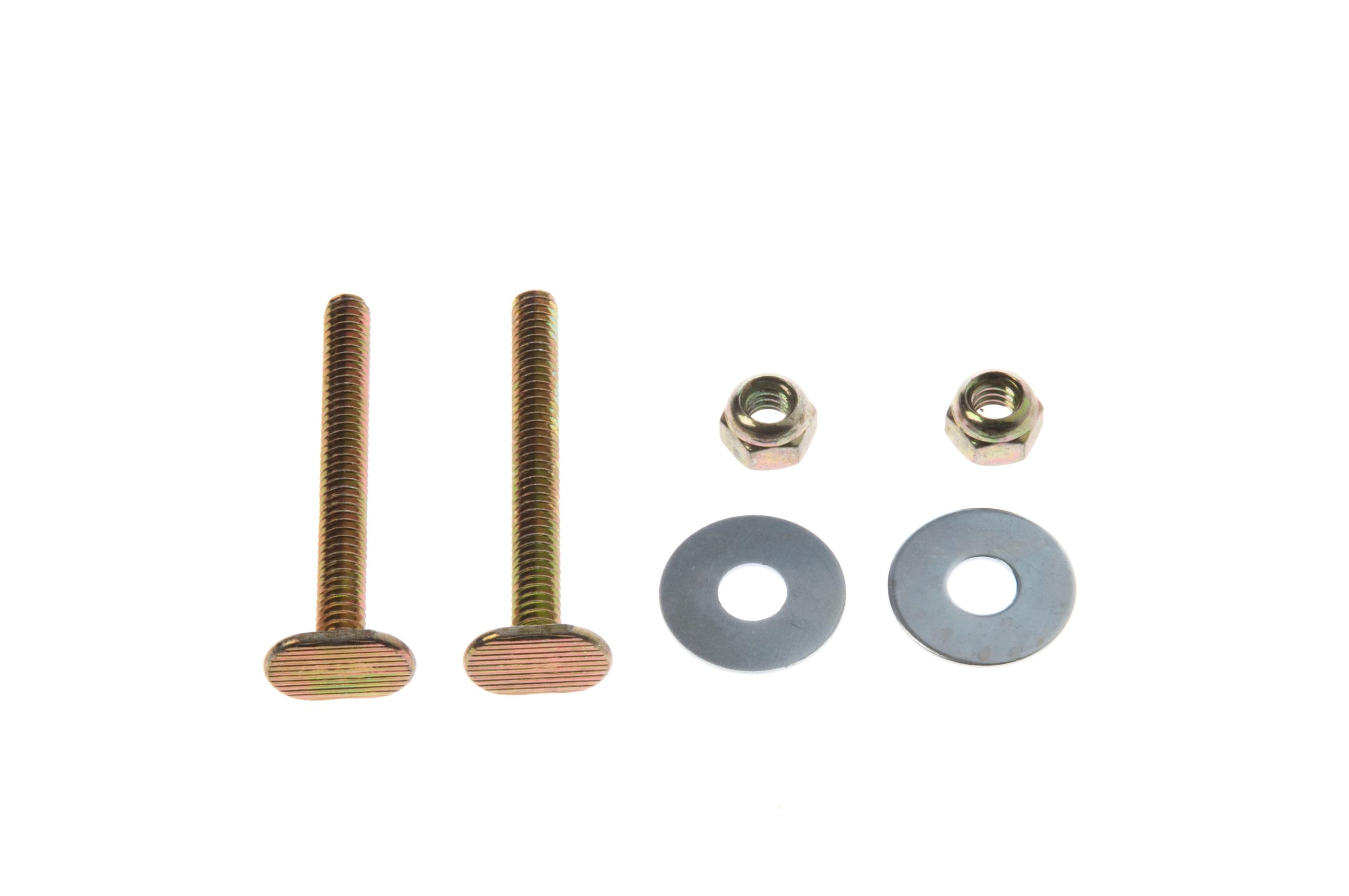 Closet Bolts – Brass Plated – Bagged – Style 1
